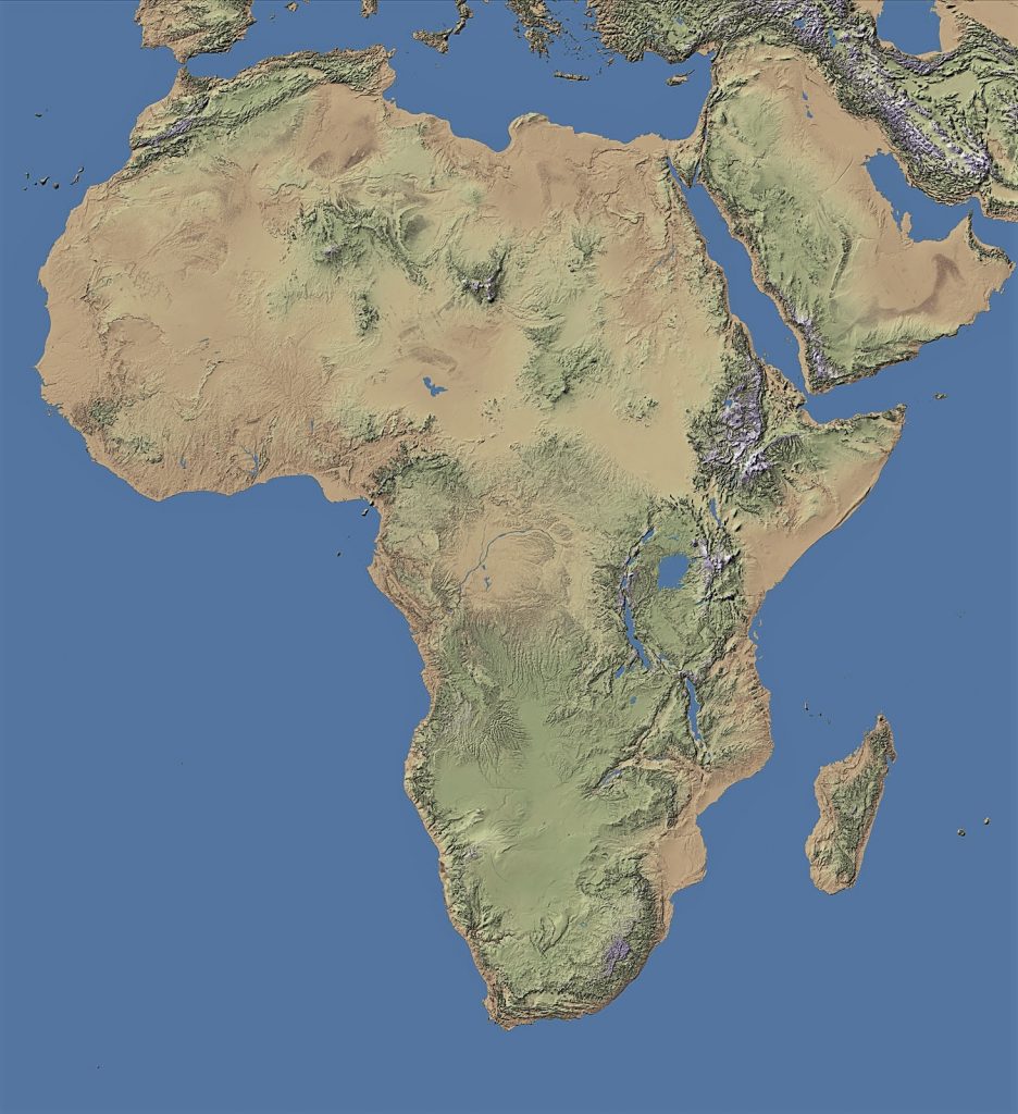 mapa africa gigante