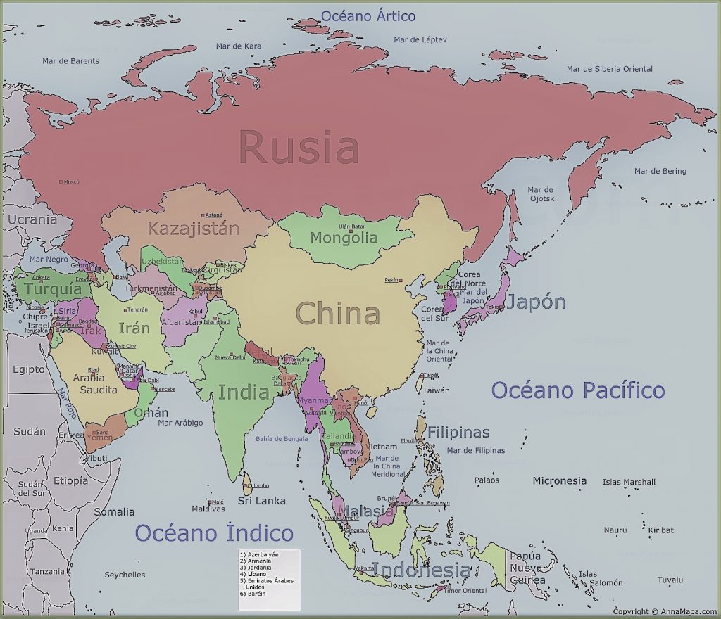descargar mapa de asia politico